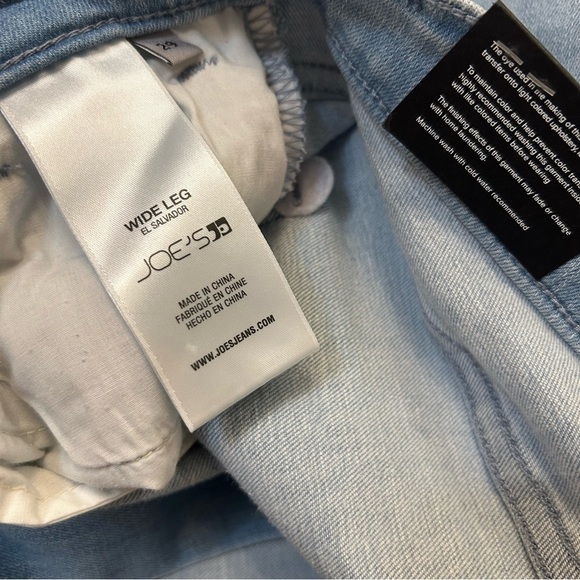 Joe's High Rise Wide Leg Jeans in El Salvador Size 29 - Picture 9 of 10